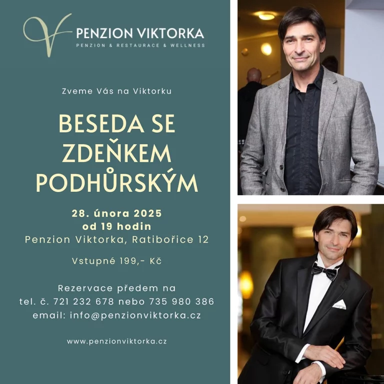 Penzion Viktorka - beseda Zdeněk Podhůrský